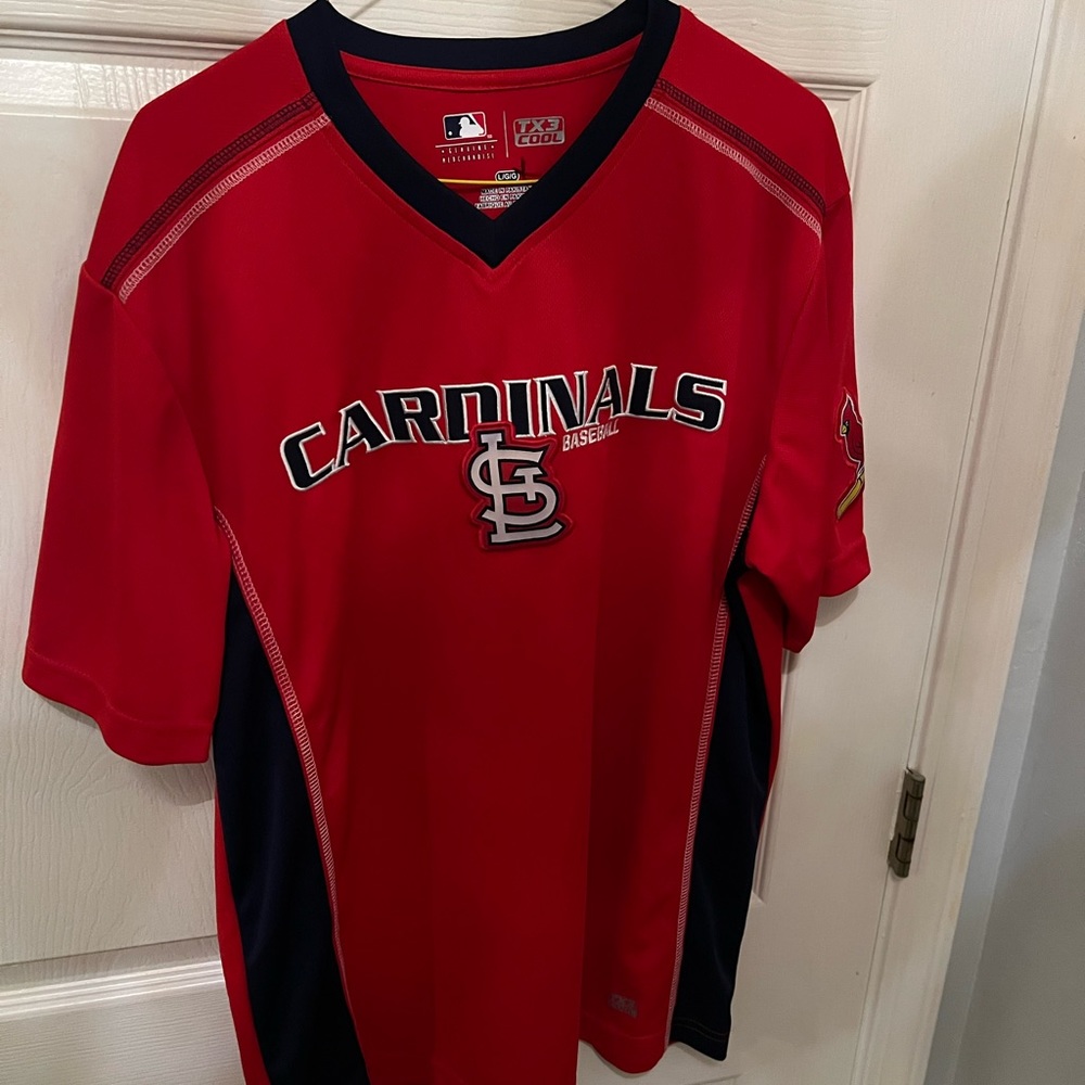 Y. Molina MLB Gen Merchandise TX3 Cool Size Large St. Louis Cardinals Jersey